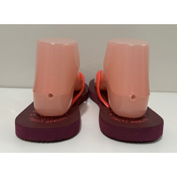 Gap Women size 7/8 pink purple flip flops flat thong slip on sandals - Picture 7 of 9